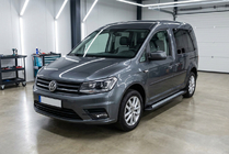 Volkswagen Caddy 2015–2020 Side steps New Vision Black (2 stuks, aluminium) Maxi basis foto 1