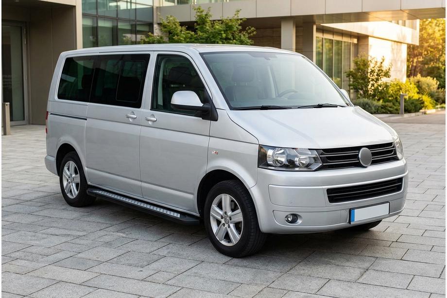Volkswagen T5 2010–2015 Side steps New Vision Black (2 stuks, aluminium) Lange wielbasis Image