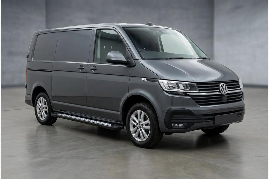 Volkswagen T6 2015–2024 Side steps New Vision Black (2 stuks, aluminium) Korte wielbasis Image