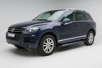 Volkswagen Touareg 2010–2018 Side steps New Vision Black (2 stuks, aluminium) foto 1
