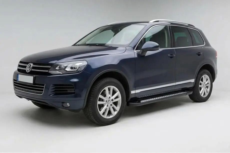 Volkswagen Touareg 2010–2018 Side steps New Vision Black (2 stuks, aluminium) Image