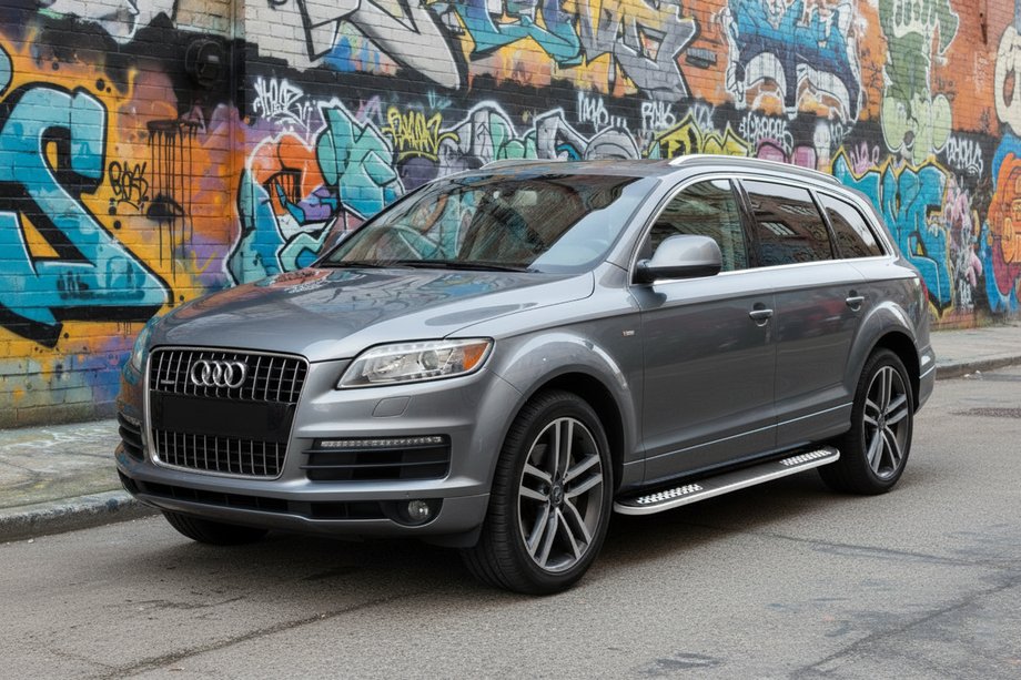 Audi Q7 2005–2015 Tayga V2 side steps (2 stuks, aluminium) Image