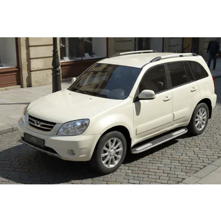 Tayga V2 side steps (2 stuks, aluminium) foto 1