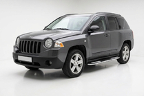Jeep Compass 2006–2016 Tayga V2 side steps (2 stuks, aluminium) foto 1