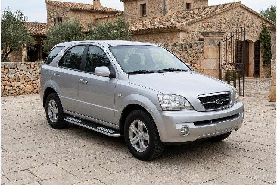 Kia Sorento I BL 2002–2009 Tayga V2 side steps (2 stuks, aluminium) Image