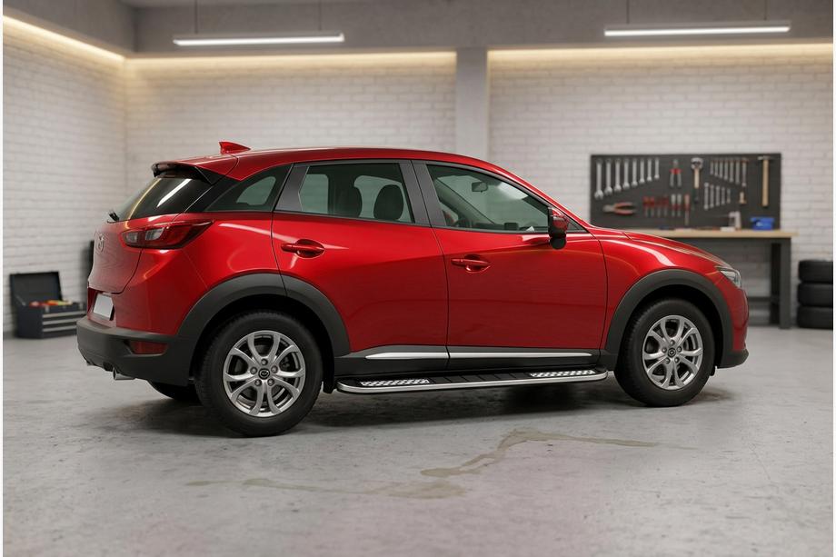 Mazda CX-3 2015– Tayga V2 side steps (2 stuks, aluminium) Image