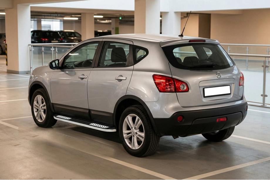 Nissan Qashqai 2007–2010 Tayga V2 side steps (2 stuks, aluminium) Image