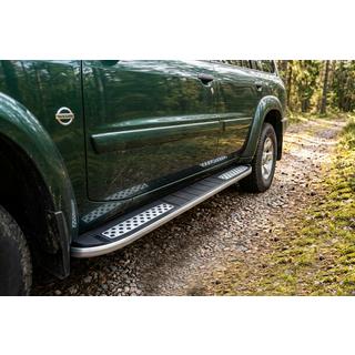 Tayga V2 side steps (2 stuks, aluminium) foto 1