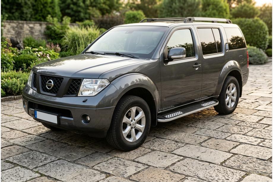 Nissan Pathfinder R51 2005–2014 Tayga V2 side steps (2 stuks, aluminium) Image