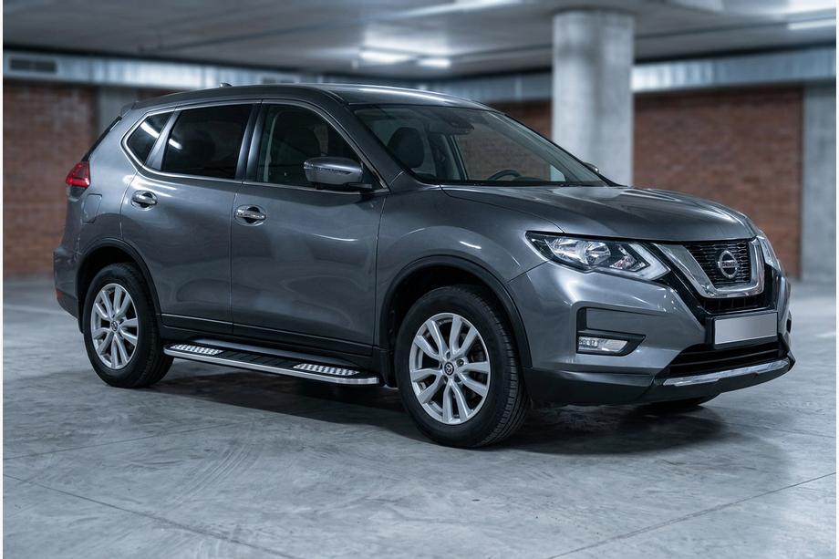 Nissan X-trail T32/Rogue 2014–2021 Tayga V2 side steps (2 stuks, aluminium) Image