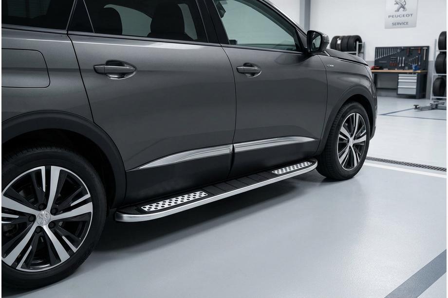 Peugeot 5008 2016–2023 Tayga V2 side steps (2 stuks, aluminium) Image