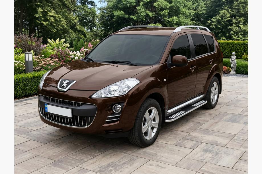 Peugeot 4007 2007–2013 Tayga V2 side steps (2 stuks, aluminium) Image