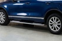 Porsche Cayenne 2003–2010 Tayga V2 side steps (2 stuks, aluminium) foto 1