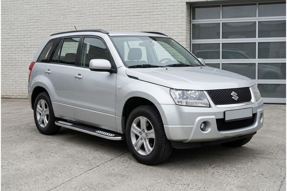 Suzuki Grand Vitara 2005–2017 Tayga V2 side steps (2 stuks, aluminium) Image