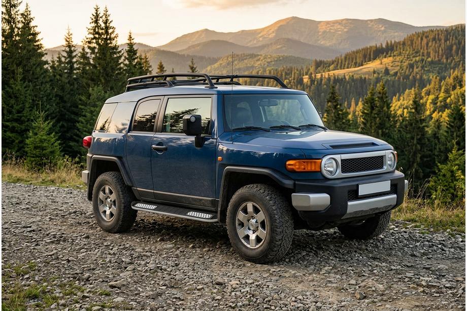 Toyota FJ Cruiser 2006–2022 Tayga V2 side steps (2 stuks, aluminium) Image