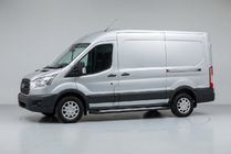 Ford Transit 2014– Side steps New Vision Black (2 stuks, aluminium) L1 (Regular) foto 1