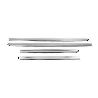 Deur sierlijst (set 4 stuks, RVS) Fiat Doblo I 2001–2005 foto 2