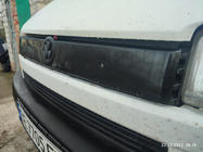 Volkswagen T4 Transporter 1990–2003 Winter bovenste grille-afdekking Glanzend voor schuine neus foto 3