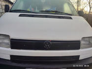 Volkswagen T4 Transporter 1990–2003 Winter bovenste grille-afdekking Glanzend voor schuine neus foto 1