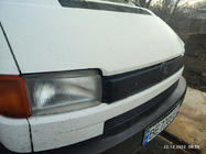 Volkswagen T4 Transporter 1990–2003 Winter bovenste grille-afdekking Glanzend voor schuine neus foto 5