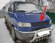 Volkswagen T4 Caravelle/Multivan 1990–2003 Winter bovenste grille-afdekking foto 1