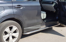Subaru Forester 2013–2018 Premium side steps (2 st., RVS) Ø60 foto 2