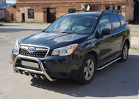Subaru Forester 2013–2018 Bullbar WT003 (RVS) foto 2