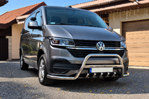 Volkswagen T6 2015–2024 Bullbar WT004-ST (RVS) foto 1