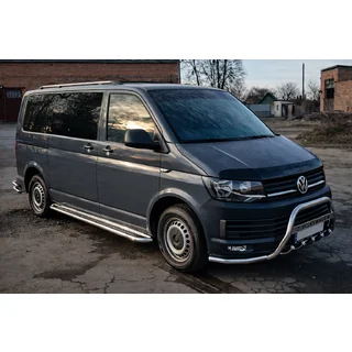 Bullbar WT004-ST (RVS) Volkswagen T6 2015–2024 foto 3