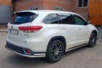 Toyota Highlander 2013–2019 Achterbeschermbeugel AK005-2 (2 stuks, RVS) foto 6