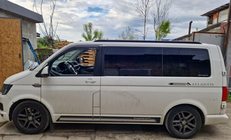 Volkswagen T5 Caravelle 2004–2010 Geïntegreerde dakrails (zwart) foto 42