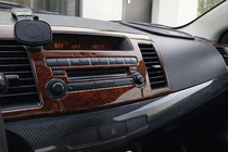 Mitsubishi Lancer X 2008– Dashboard sierlijsten (Meric) Aluminium foto 1