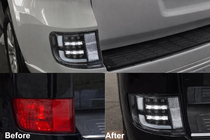 Toyota Land Cruiser 200 2007–2021 Achterste mistlichten 2016-2021 (Executive Black) foto 1