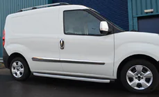 Fiat Doblo II 2010–2022 RVS deurgreepcovers + omlijsting (8-delig) foto 14