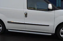 Fiat Doblo II 2010–2022 RVS deurgreepcovers + omlijsting (8-delig) foto 2