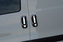 Fiat Doblo II 2010–2022 RVS deurgreepcovers + omlijsting (8-delig) Carmos - Turks staal foto 13