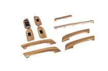 Toyota Land Cruiser Prado 150 2009–2023 Set dashboardinserts in licht houtlook foto 3