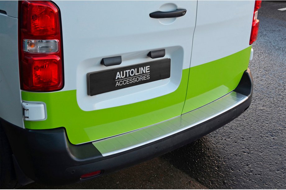 Opel Vivaro 2019– OmsaLine RVS achterbumperbeschermer Lange wielbasis Foto 8