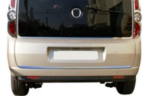 Fiat Doblo II 2010–2022 RVS randlijst voor kofferklep Carmos - Turks staal foto 1
