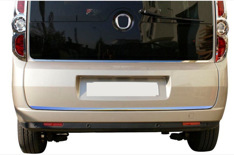 Fiat Doblo II 2010–2022 RVS randlijst voor kofferklep Carmos - Turks staal Image