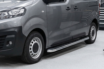 Opel Vivaro 2019– Maydos V1 side steps (set van 2, aluminium/RVS) foto 1