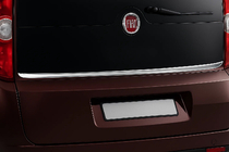 Fiat Doblo II 2010–2022 RVS sierstrip onderrand achterruit foto 1