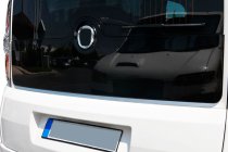 Fiat Doblo II 2010–2022 RVS sierstrip onderrand achterruit foto 4