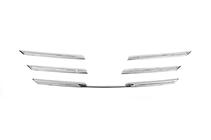 Renault Megane IV 2016–2025 Chroom grillelijsten voor radiatorgrille 2016-2021 (5 stuks, RVS) Carmos - Turks staal foto 3
