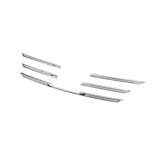 Chroom grillelijsten voor radiatorgrille 2016-2021 (5 stuks, RVS) foto 2