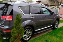 Mitsubishi Outlander 2006–2012 Bosphorus Grey zijsteps (set van 2, aluminium) foto 8