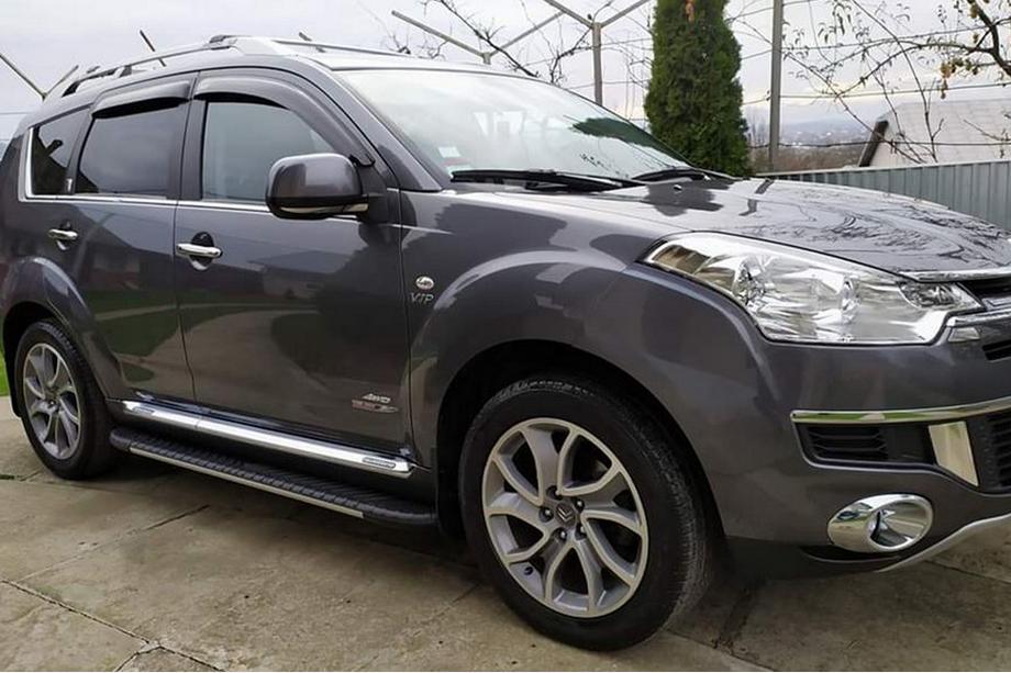 Citroen C-Crosser 2007–2013 Bosphorus Grey zijsteps (set van 2, aluminium) Image