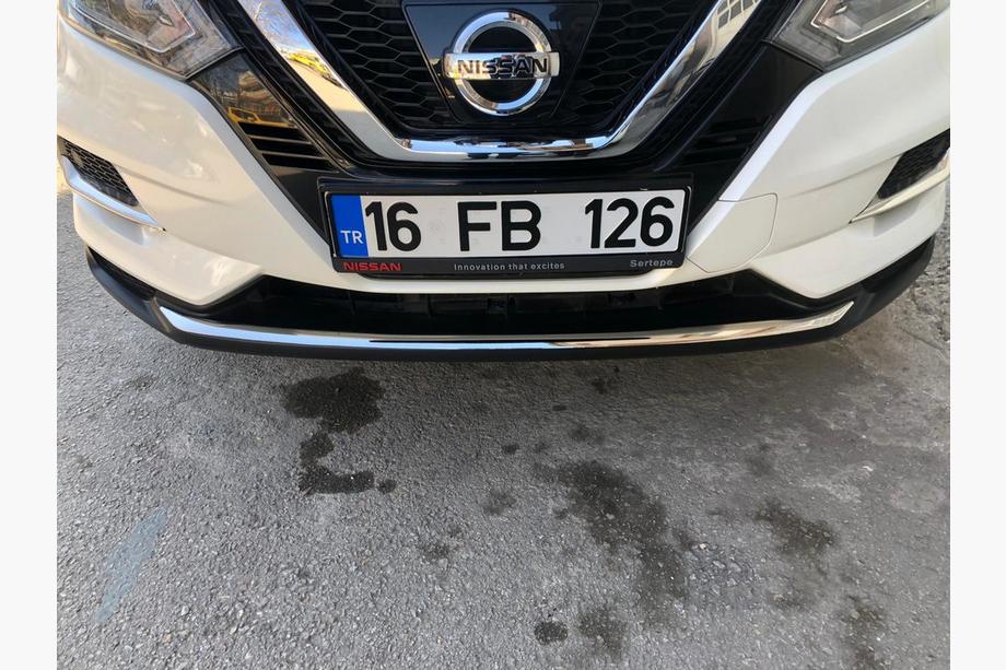 Nissan Qashqai 2014–2021 Chroomstrip voor de voorbumper (2017↗︎, RVS) Carmos - Turks staal Foto 7