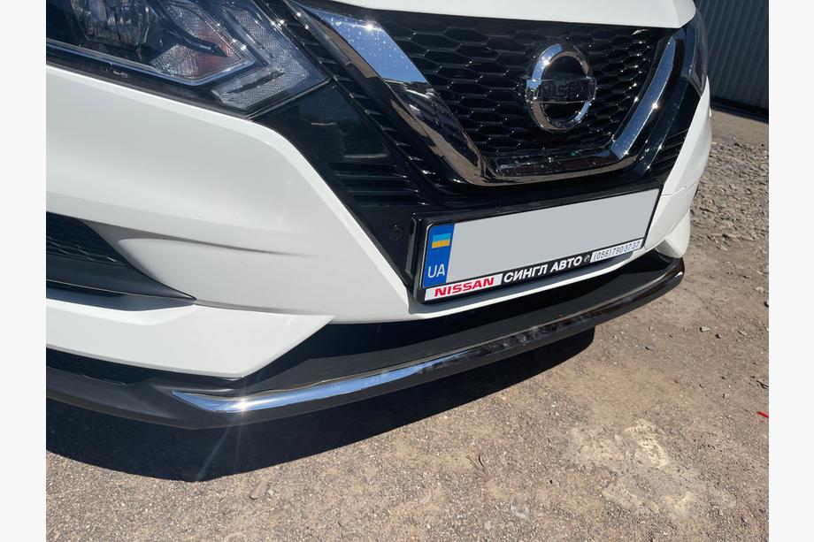 Nissan Qashqai 2014–2021 Chroomstrip voor de voorbumper (2017↗︎, RVS) Carmos - Turks staal Foto 6
