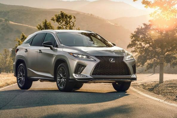 Gefacelifte versie van de Lexus RX-crossover